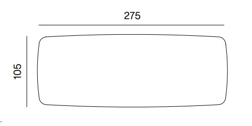 B 275 cm